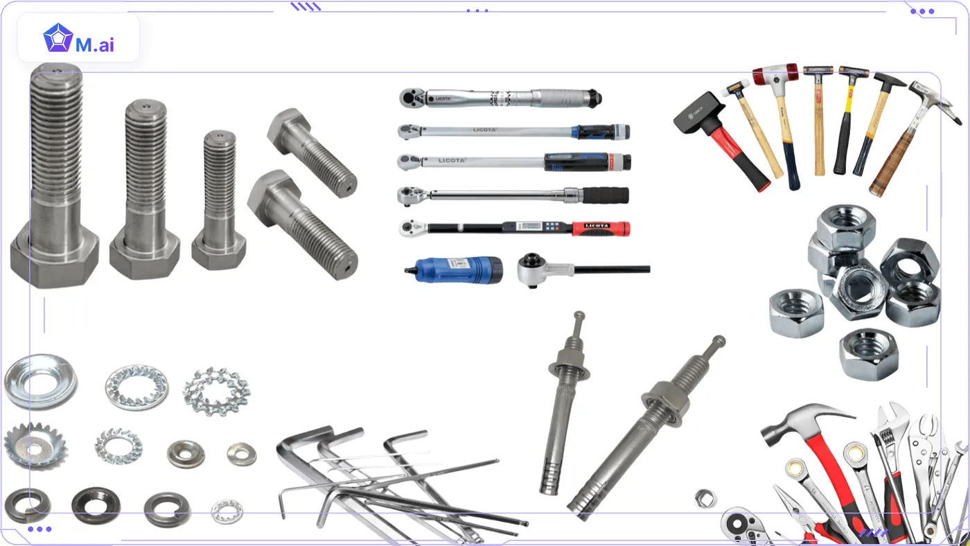 Các loại vật tư tiêu hao trong nhà máy